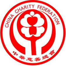 下面是中华慈善总会的图标,请写出该图标中除文字以外的构图要素及其寓意,要求语意简明,句子通顺,不超过80个字。
